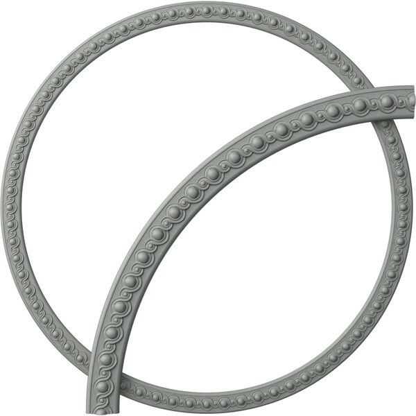 Ekena Millwork 59 1/8-in. OD x 53 1/8-in. ID x 3-in. W x 1-in. P Hillsborough Ceiling Ring Kit CRK59HI - main